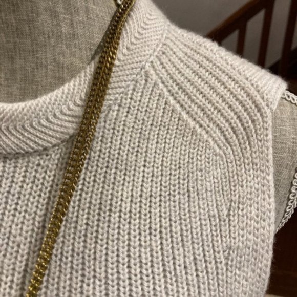 Aritzia Wilfred Durandal Tunic Beige Knit Wool Sweater - Picture 8 of 12